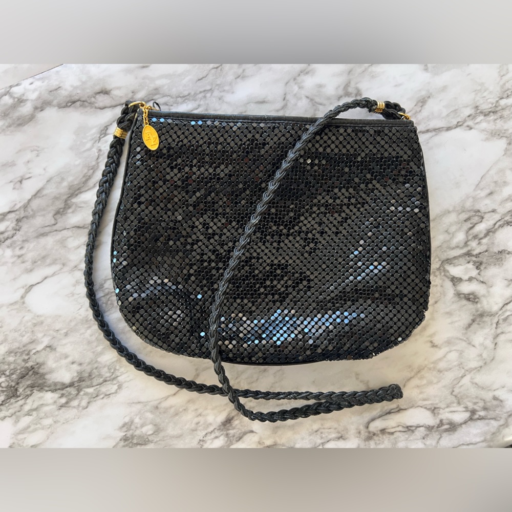 Black and Gold Shoulder Bag Purse